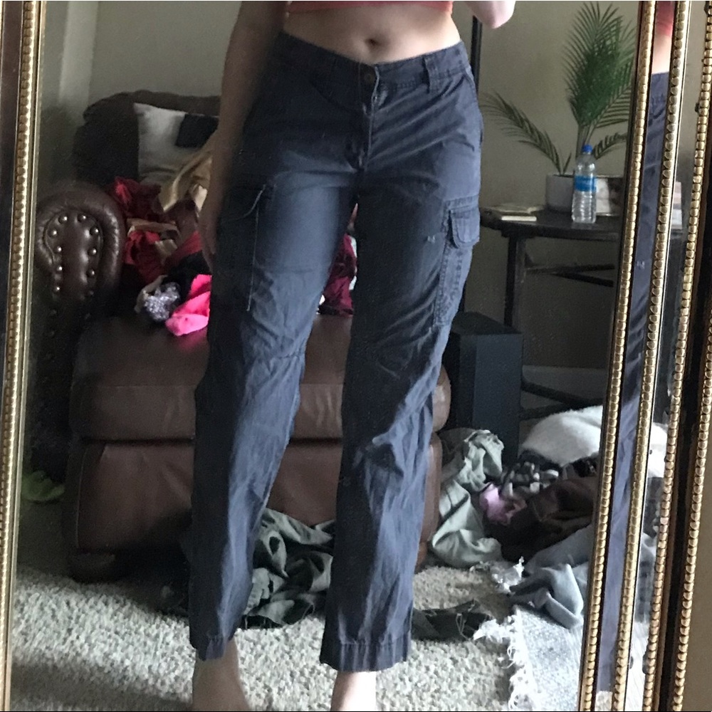 Grey Cargo Pants